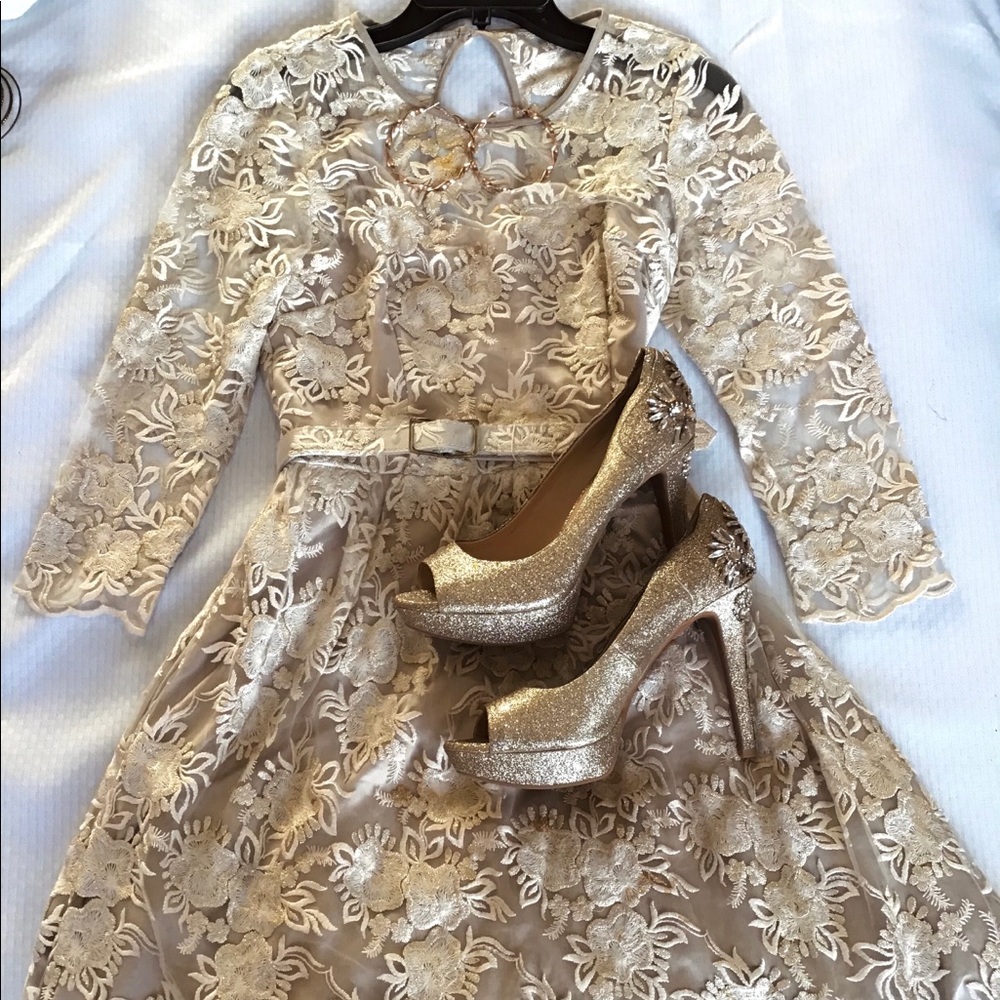 Stylish Net Mid Dress